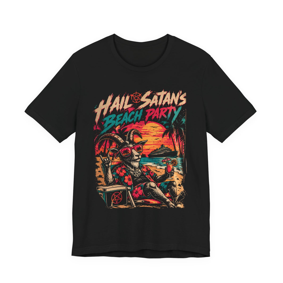 Hail Satan’s Beach Party Tee